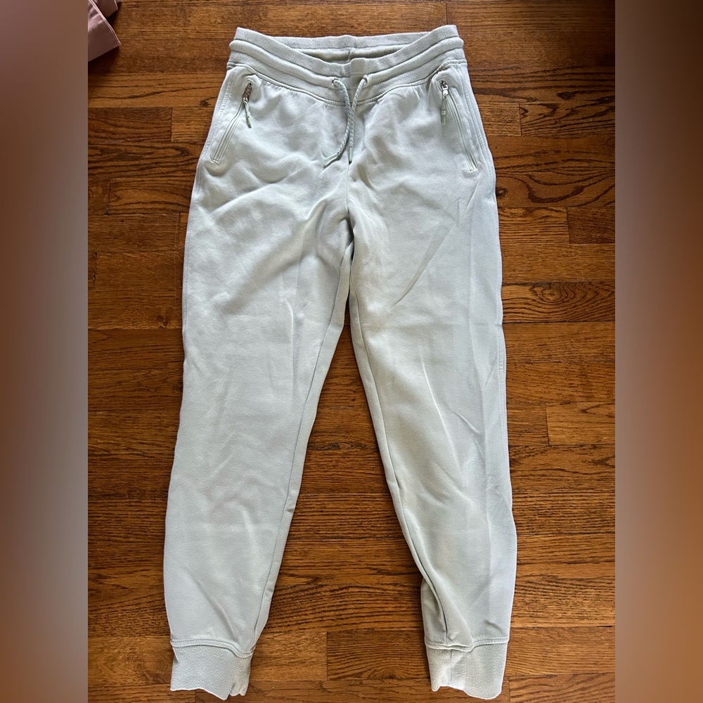 Light green/teal joggers